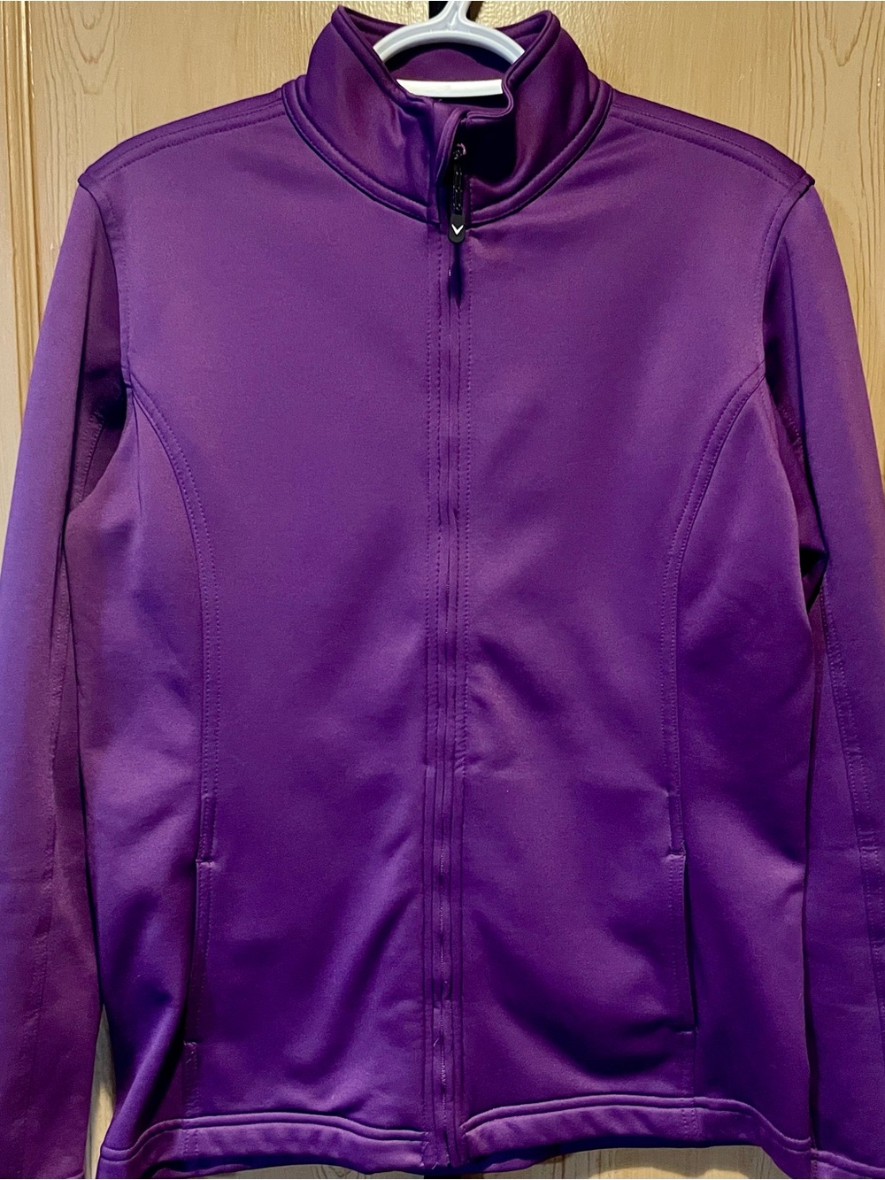 Callaway Women’s Fleece Golf Jacket - Full Zip/Purple